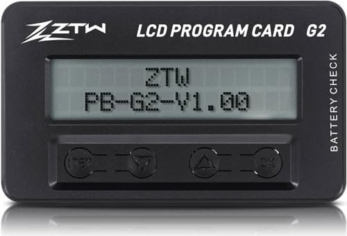 Altair AA Tide Brushless RC Boat ZTW High Voltage Brushless ESC Programming Card for ZTW G2 Series