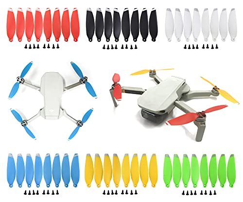 MOONZON 48PCS 4726F Propeller Foldable Low Noise Colorful Blades for DJI Mavic Mini Drone