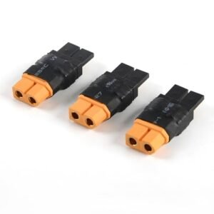 YXQ 3Pcs TRX Male to XT60 Female Connector Adapter for Andrew Newton RC Planes LiPo Battery Charger