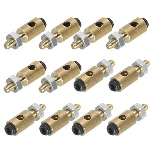 MECCANIXITY Linkage Stoppers Connecting Servo Arm Adjustable Push Rod with Nut and Screw for RC Airplane D4x1 8mm 12Pcs at Upstate RC and Hobby