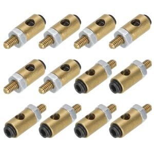 MECCANIXITY Linkage Stoppers Connecting Servo Arm Adjustable Push Rod with Nut and Screw for RC Airplane D4x2.1mm 12Pcs at Browns RC and Hobbies