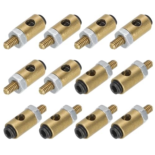 MECCANIXITY Linkage Stoppers Connecting Servo Arm Adjustable Push Rod with Nut and Screw for RC Airplane D4x2.1mm 12Pcs at Browns RC and Hobbies