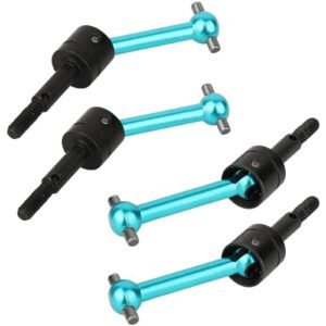 ZXYRC 4pcs Metal Universal Drive Shaft Dogbone Joint Driveshaft CVD 53792 for Tamiya TT01 TT02 TT01D TT01E TT02B TA04 1/10 RC Racing Car Upgrades Parts Perfect to Build an RC Car Store
