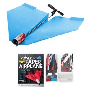POWERUP 2.0 Beginner's Kit Complete Pack with Airplane Conversion Kit Design Templates and Paper Airplane Guide Book