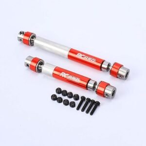 Scorched RC Parts USA RCAWD Hard Steel Front Rear Center Driveshafts for Traxxas TRX4M 1/18 4WD Upgrade