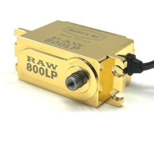 Reefs RC RAW 800LP Brass Edition Fully Programmable Servo REEFS160 for Drag Wheels