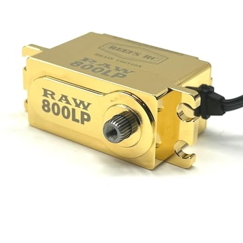 Reefs RC RAW 800LP Brass Edition Fully Programmable Servo REEFS160 for Drag Wheels