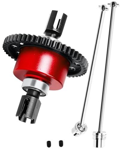 Hopsup RC Boat Z Drive Upgrade Kit Metal Spur Gear Differential Gears Steel 45 Center Driveshaft Axles for Enhanced Performance