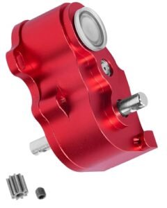 HopsupRC LCG Middle Transmission Gearbox Upgrade Part for 1/10 RC Crawler Car Axia1 SCX10 SCX10 ii 90047 Wraith Aluminum Center Transmission Gearbox to Prevent Harm RC Car