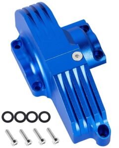 HopsupRC RC Aluminum Gear Cover Box Upgrade Part for 1/10 Maxx 89086 4 89076 4 Rc Car Aolly Gear Cover Box Hops Up Replaces 8987 Navy Blue Perfect for RC Bean Enthusiasts