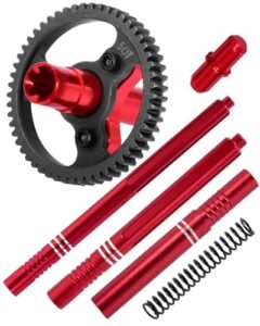 HopsupRC RC Revolver Plane Center Drive Shaft CVD 50T Metal Slipper Clutch Upgrade for 1 10 Granite Senton Vorteks Big Rock 3S BLX