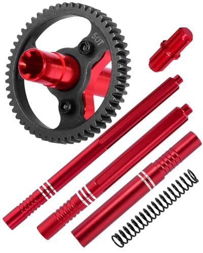 HopsupRC RC Revolver Plane Center Drive Shaft CVD 50T Metal Slipper Clutch Upgrade for 1 10 Granite Senton Vorteks Big Rock 3S BLX