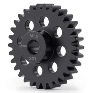 BRKRC Mod 1.5 8mm Bore Motor Gears 22T to 30T Steel Pinion Gear for X Maxx RC Monster Truck Upgrades 30T