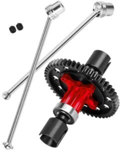 RCHuiWow Falken Wildpeak RC Tires 1/8 Kraton 6s Upgrade Kit with Steel #45 CVD Driveshafts and 50T Slipper Gear