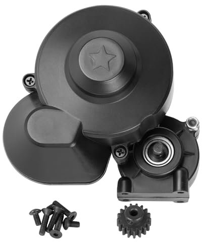 RCHuiWow Method RC Crawler Wheels Compatible Gearbox Transmission Box Upgrade for 1/10 SCX10 SCX10 II 90046 90047 RC Crawler Car