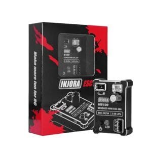 INJORA MB100 Brushed Mini ESC 20A The Best ESC for RC Crawler Compatible with SCX24 AX24 TRX4M FCX24 FCX18