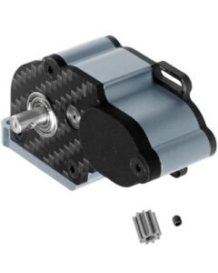 RCHuiWow LCG Center Gearbox Transmission Box Upgrade for F250 RC Crawler SCX10 SCX10 II 90046 90047 1/10 Scale Aluminum Titanium