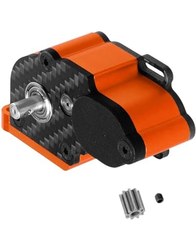 RCHuiWow LCG Center Gearbox Transmission Box Upgrade for SCX10 SCX10 II 90046 90047 1/10 RC Crawler Car Aluminum Middle Transmission Gearbox Orange Find the Best Deals on RC Crawler Classifieds