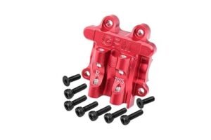 Conquistador Nitro RC Monster Truck Aluminum 7075 Rear Diff Cover for Arrma 1/18 Granite GROM MEGA 380 Brushed 4X4 Monster Truck ARA2102 Upgrade Parts Red
