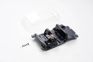 FMS FCX18 Land Cruiser 80 Cockpit and Driver Set for eBay Used RC Cars and Trucks Yellow Hair Upgrade