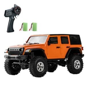 GoolRC RC Crawler 4WD Truck D870 1 18 Scale Orange with Advanced RC Crawler Shock Oil System for Adults and Hobbyists