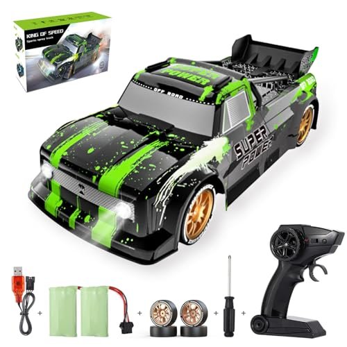 Authticar Drift RC Car 1/16 4WD Remote Control Race Car with LED Lights Perfect for Northwest Houston RC Club Enthusiasts