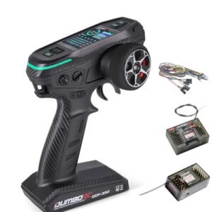 DUMBORC RC Car 1 10 Channel DDF 350 Radio Transmitter and Receiver with X10FG X6DCG Receiver and Lights HD Screen Remote Controller