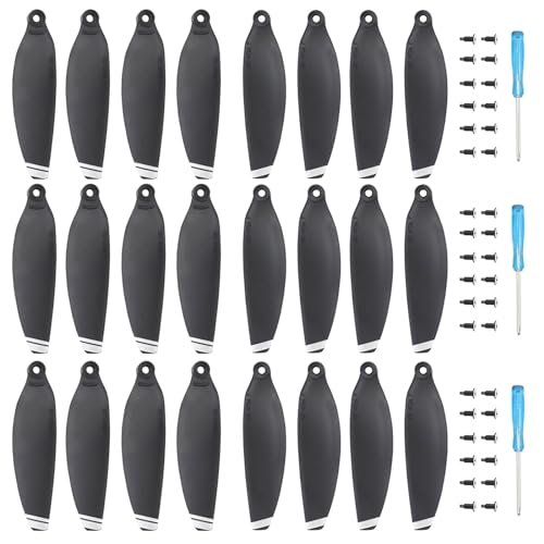 24Pcs Mavic Mini Propellers Accessories for Custom RC Trucks and Trailers DJI Mavic Mini Drone Replacement Low Noise Quick Release Blades Props