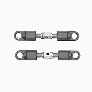 Jetwood 1 14 1 16 Scale RC Bumpers Steering Linkage Pull Rod Set 2 Pcs Spare Parts Upgrade Accessories for RC Vehicle JC14EP JC16EP