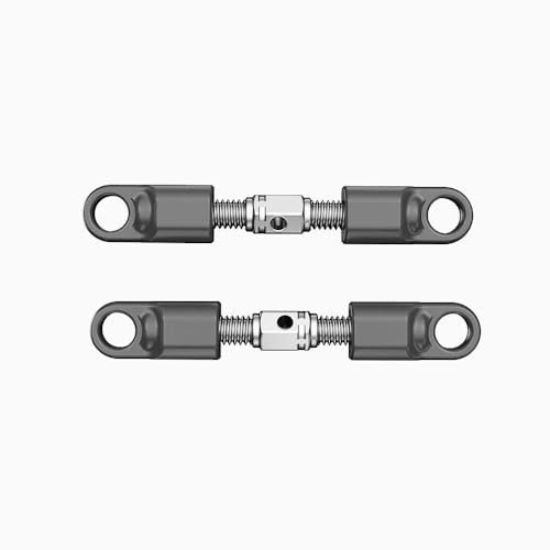 Jetwood 1 14 1 16 Scale RC Bumpers Steering Linkage Pull Rod Set 2 Pcs Spare Parts Upgrade Accessories for RC Vehicle JC14EP JC16EP