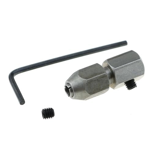 E-outstanding RC Flex Stainless Steel Collet Coupler Flexible Coupling Motor Shaft Locker for RC Boat Submarine, 4mm