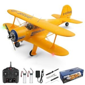 WLtoys A300 30cc RC Airplanes Beechcraft D17 4 Channel Brushless Motor with 6G 3D Gyro and Lights