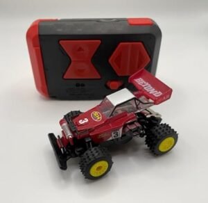 Mini RC Buggy Off Road 1 64 Scale Upgraded 2 4G 5 Channel 7CM RC Truck Radio Systems Wireless Remote Control Car Coke Can Micro Racing Pocket Portable Truck for Multi Users Red