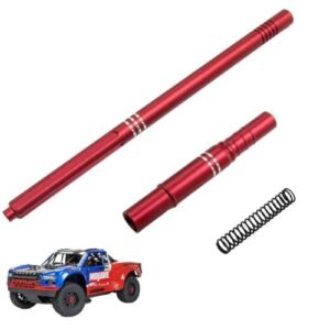 Helion Criterion RC Car Aluminum Center Drive Shaft ARA311170 Upgrade for ARRMA 1/8 Mojave 4X4 4S BLX Red