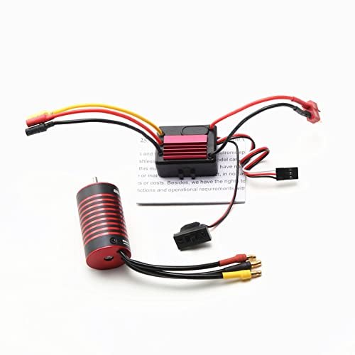 ERYUE Waterproof 2845 Brushless Motor 4400KV with 35A ESC for 1/10 HPI Trax4 HSP 1/12 RC Cars