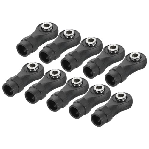 MECCANIXITY M4xL25mm Lever Steering Linkage Tie Rod Ball Head Link Joint End for RC Car Steering Wheel Pack of 10