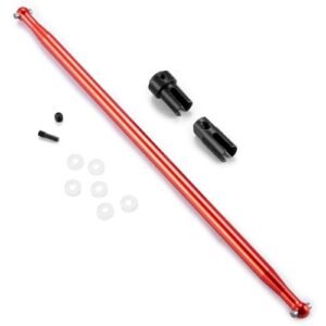 JGGZONE Traxxas Aluminum Alloy Slash VXL 4x4 Big Bone Center Driveshaft Outdrives Upgrade Airfield RC Parts Red