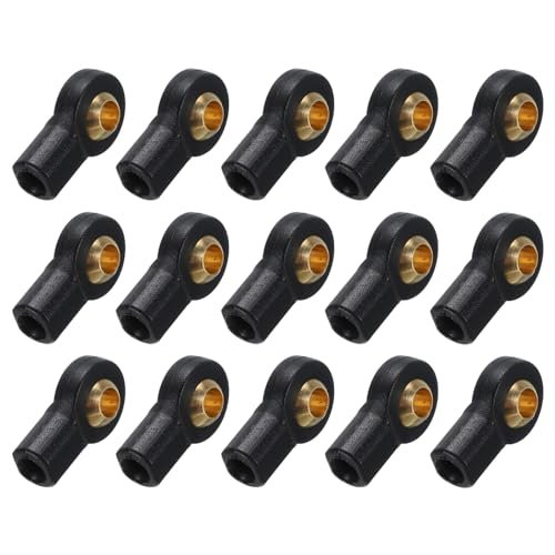 MECCANIXITY M3xL15mm Lever Steering Linkage Tie Rod Ball Head Link Joint End for Dukes of Hazzard RC Car Body Pack of 15