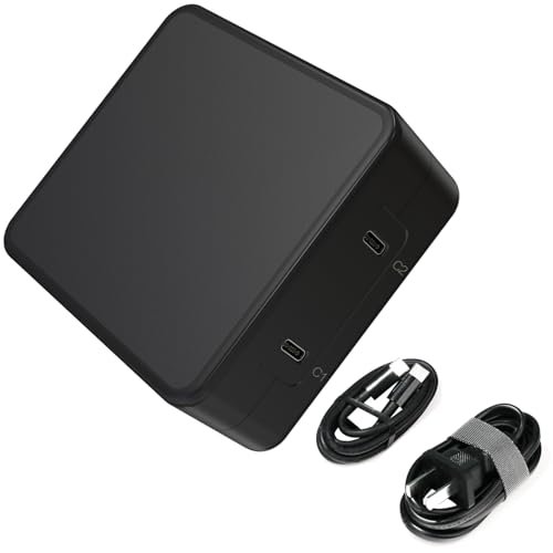 Buziba 100W USB C Battery Charger Dual Port Fast Charger for DJI Mavic 3 Air 3 Avata Goggles 2 Battery Mini Series Intelligent Flight Battery RC Series Remote Controller