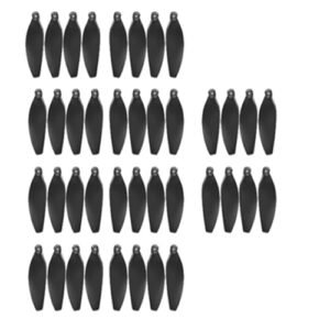 VERBANA Drone Propellers, XT204 Drone Propeller Props Blade Maple Leaf Wing Drone 3.7V 1800mAh Lipo Battery Kit Spare Part for XT204 Drone Accessories Part (Color : 40PCS Propeller)