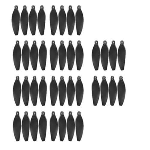VERBANA Drone Propellers, XT204 Drone Propeller Props Blade Maple Leaf Wing Drone 3.7V 1800mAh Lipo Battery Kit Spare Part for XT204 Drone Accessories Part (Color : 40PCS Propeller)