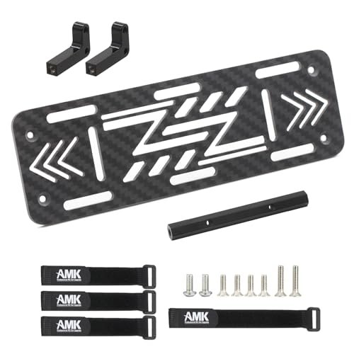 AMK Real Carbon Fiber TRX4 Battery Tray for 1/10 Scale RC Crawler Upgrades Real Scale RC Trucks