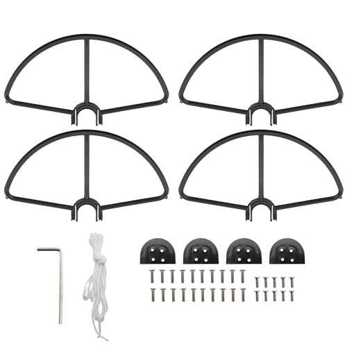 DGZZI RC Model Quick Release Propeller Guard Set with Screws and Protection Line Black
