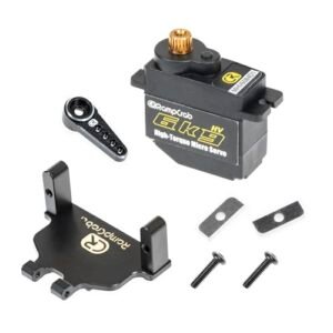 RampCrab 6kg Steering Servo with Mount Bracket and Horn for Audi A6 RC Car SCX24 AX24 Upgrade Parts