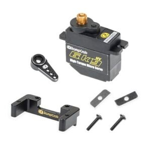 RampCrab 6kg Steering Servo Upgrade for RC Big Scale Crawlers FCX24 Power Wagon Butcher Max Smasher Big Foot K5 with Mount Bracket and Servo Horn