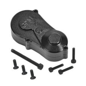 GPM Racing Aluminum 7075 Center Gear Box Housing Set with Covers for Losi LMT RC Monster Truck 1/18 Mini LMT 4X4 Brushed RTR Los01026 Black