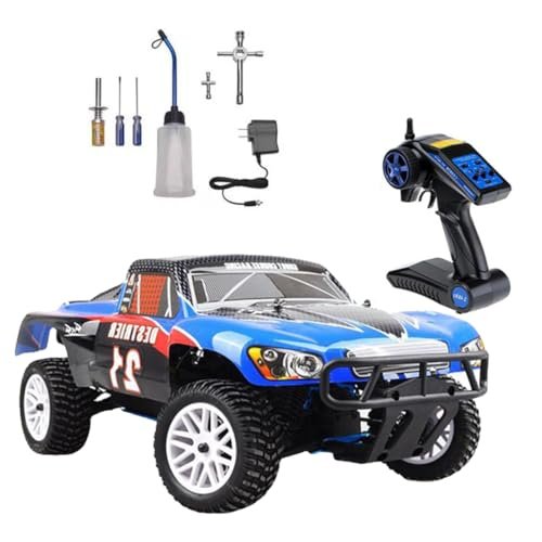 NUDEFX Nitro RC Truck 1/10 Two Speed Rock Crawler 4WD Remote Control Car with Custom Short Course RC Truck Paint Schemes