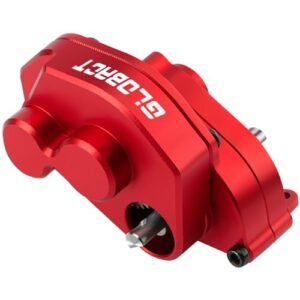 GLOBACT All Metal Transmission Gearbox Set for Exceed RC Madstorm Parts SCX24 AX24 1/24 RC Crawler Upgrade