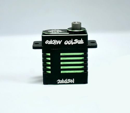 NSDRC Special Edition RS100 SERVO and Horn RC Willey Carpet Special Green RC Car Servo CNC Aluminum Case