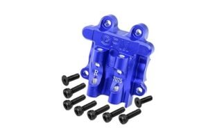 GPM Upgrades Aluminum 7075 Rear Diff Cover Compatible with Monster Jam Mega El Toro Loco RC Truck and ARRMA 1/18 4WD Granite Grom Mega 380 Brushed 4X4 Monster Truck ARA2102 Blue